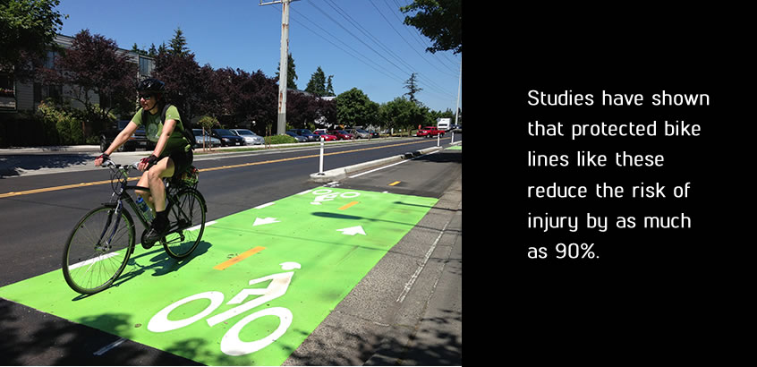 protected bike lane